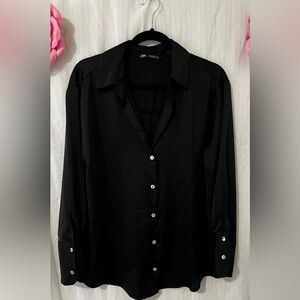 Zara Charcoal Gray Shirt